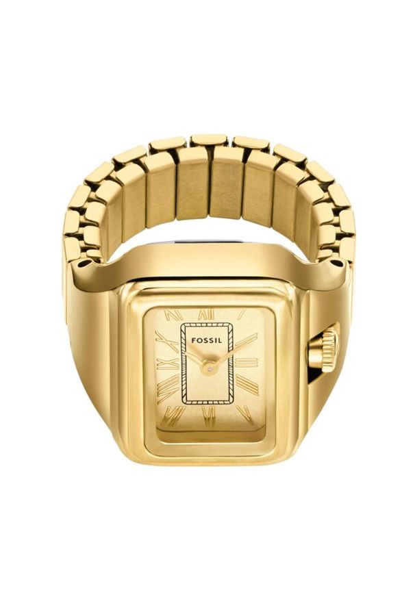 Fossil Zegarek Watch Ring ES5343 Złoty. Kolor: złoty