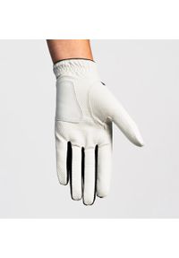 INESIS - Rękawica do golfa damska Inesis Resistance 100 dla praworęcznych. Kolor: biały, czarny, wielokolorowy. Materiał: elastan, skóra. Sport: golf