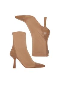 Nine West Botki CEO-NOURA-01 Beżowy. Kolor: beżowy. Materiał: materiał #6