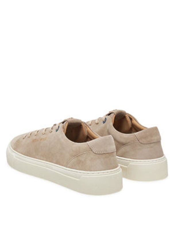 Replay - REPLAY Sneakersy GMZ6U .000.C0001L Beżowy. Kolor: beżowy. Materiał: zamsz, skóra