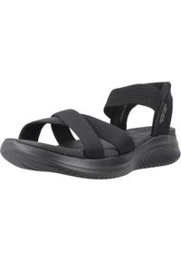 skechers - Sandały SKECHERS SLIP - INS ULTRA FLEX 3.0 Czarny. Kolor: czarny. Materiał: tkanina. Model: Skechers Sport. Sport: turystyka piesza #1