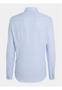 Calvin Klein Koszula K10K108426 Niebieski Slim Fit. Kolor: niebieski. Materiał: bawełna #2
