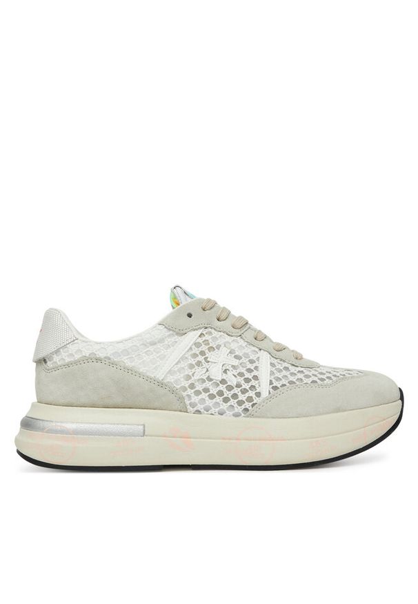 Sneakersy Premiata. Kolor: biały