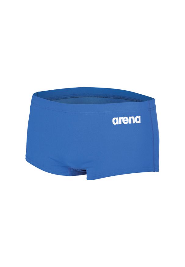 Kąpielówki z niskim stanem Arena Solid. Stan: obniżony. Kolor: wielokolorowy, niebieski, biały