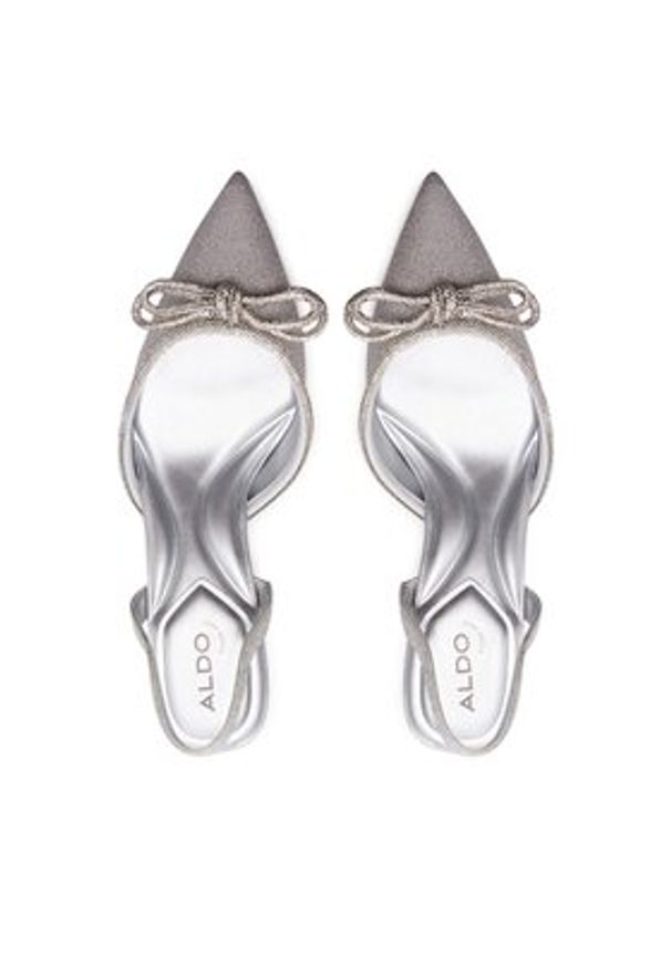 Aldo Sandały Boucletta 13710831 Srebrny. Kolor: srebrny. Materiał: skóra