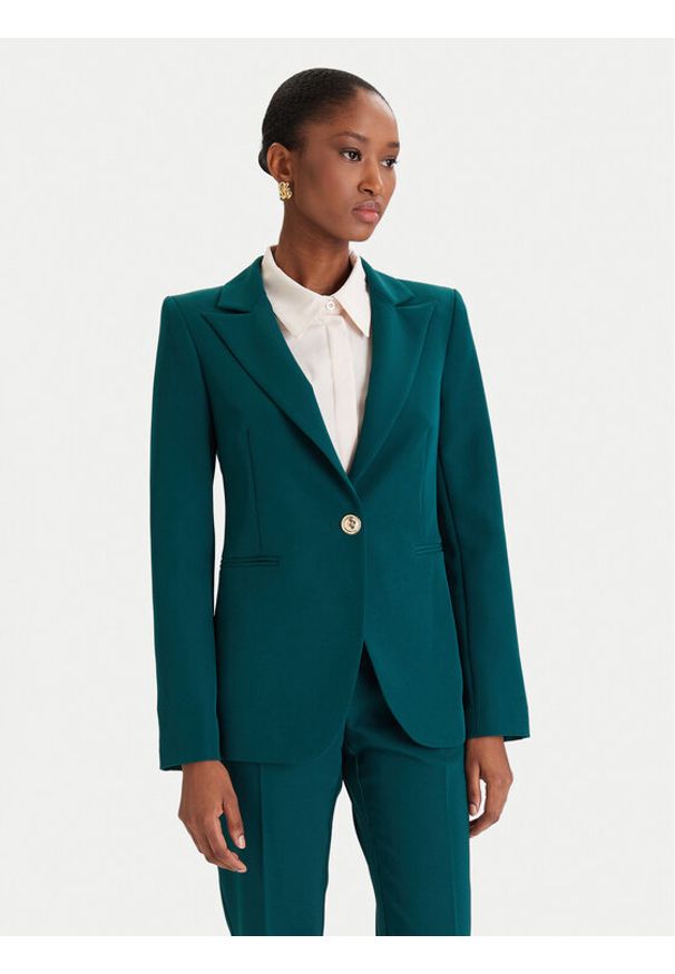 Rinascimento Marynarka CFC0126224003 Zielony Regular Fit. Kolor: zielony. Materiał: syntetyk