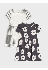 Sinsay - Sukienka mini z falbanami 2 pack - wielobarwny. Długość: mini #1