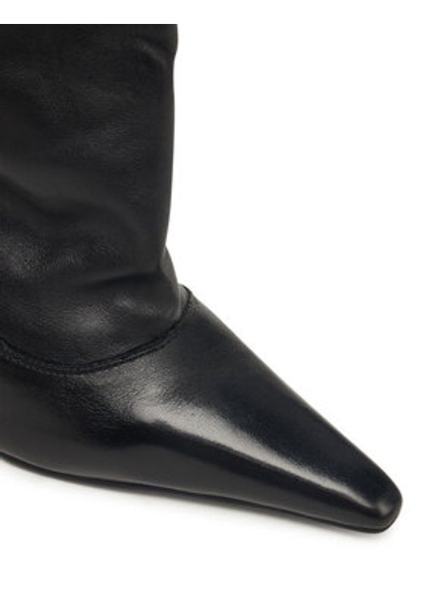 Naked Wolfe Kozaki Vern Czarny. Kolor: czarny. Materiał: skóra