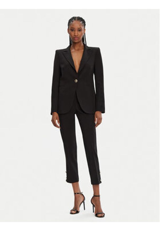 Rinascimento Marynarka CFC0122739003 Czarny Regular Fit. Kolor: czarny. Materiał: syntetyk