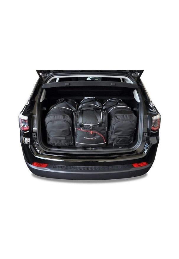 KJUST - Torby Do Bagażnika Jeep Compass Phev 2020+ 4Szt Kjust. Kolor: czarny. Styl: sportowy