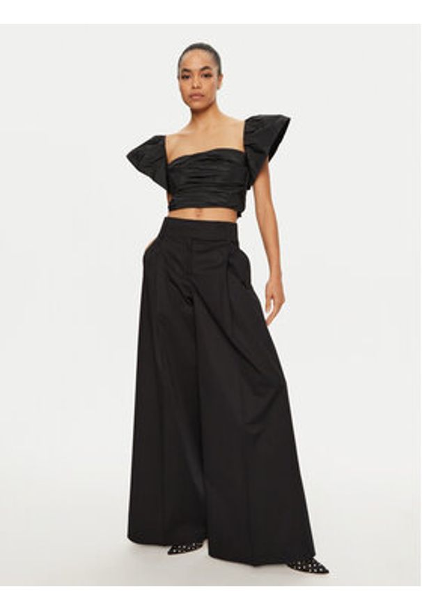 Pinko - PINKO Bluzka Debra 100600 Y3LE Czarny Regular Fit. Kolor: czarny. Materiał: syntetyk