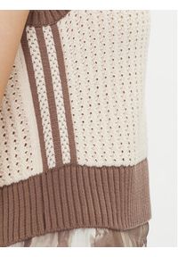 Adidas - adidas Sweter adicolor JD0904 Beżowy Regular Fit. Kolor: beżowy. Materiał: bawełna #2