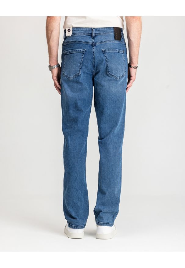 MARCUS - Męskie Spodnie Jeansowe Marcus Jason 2177 Jeans Dry Blue Wash 14-200320