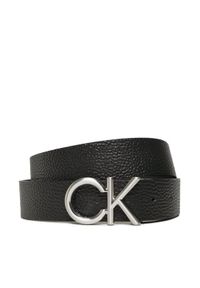 Calvin Klein Pasek Męski Adj Ck Metal Bombe 35Mm K50K509956 Czarny. Kolor: czarny. Materiał: skóra #1