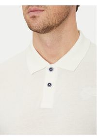 Blend Polo 20717857 Biały Regular Fit. Typ kołnierza: polo. Kolor: biały. Materiał: bawełna