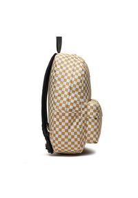 Vans Plecak Old Skool Check Backpack VN000H4X5QJ1 Brązowy. Kolor: brązowy. Materiał: materiał #2