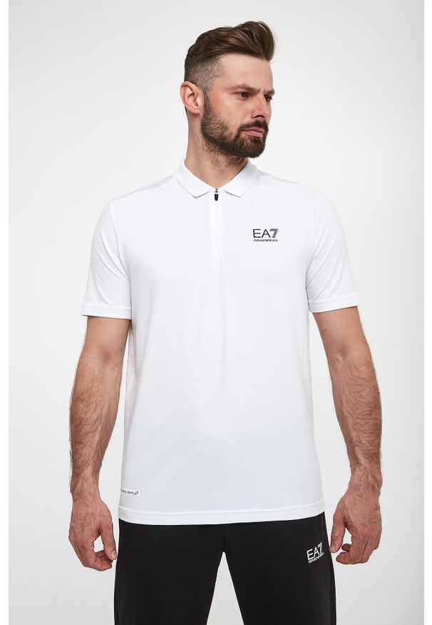EA7 Emporio Armani - Polo męskie EA7 EMPORIO ARMANI. Typ kołnierza: polo