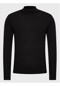 Calvin Klein Sweter Superior K10K110424 Czarny Regular Fit. Kolor: czarny. Materiał: wełna #3