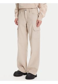 G-Star RAW - G-Star Raw Spodnie materiałowe Judee D24673-E078 Beżowy Relaxed Fit. Kolor: beżowy. Materiał: bawełna