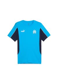 Puma - Koszulka OM Archive 2024/25. Kolor: niebieski. Sport: piłka nożna