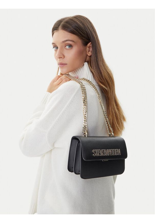 Steve Madden Torebka Bstakes-2 SM13001826 Czarny. Kolor: czarny. Materiał: skórzane