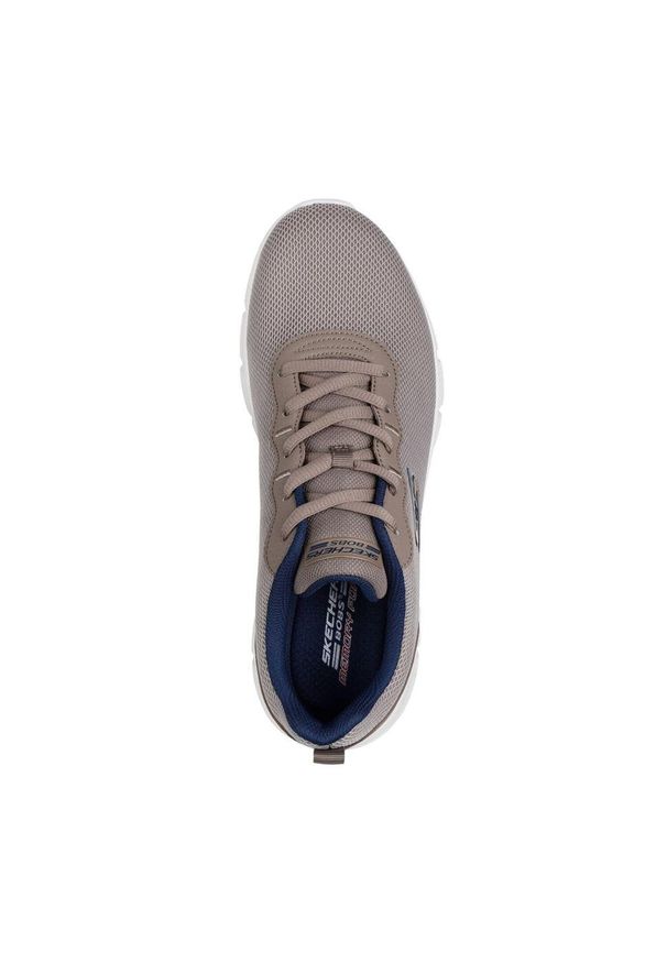 skechers - Męskie BOBS B FLEX ICY EDGE Sneakersy Taupe. Kolor: brązowy. Materiał: materiał. Model: Skechers Sport