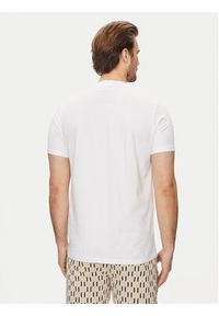 Karl Lagerfeld - KARL LAGERFELD T-Shirt 755034 542221 Biały Regular Fit. Typ kołnierza: dekolt w karo. Kolor: biały. Materiał: bawełna #3