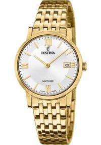 Zegarek Festina Zegarek damski Festina F20021-1 złoty. Kolor: złoty #1