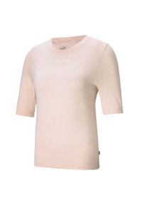 Koszulka damska Puma Modern Basics Tee Cloud różowa. Kolor: różowy