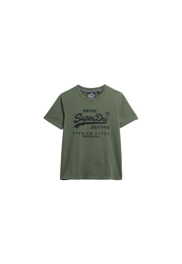 Koszulka damska Superdry Embellished Vl. Kolor: zielony