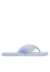 TOMMY HILFIGER - Tommy Hilfiger Japonki Th Scandi Soft Summer Sandal FW0FW09421 Niebieski jasny. Kolor: niebieski. Materiał: materiał #3