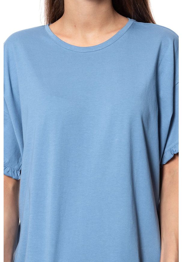 Mustang - MUSTANG T SHIRT DAMSKI Alina C Ruffle 1009446 5407