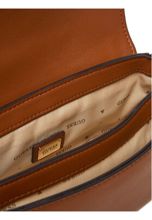 Guess Torebka Dea Mini HWBG79 93790 Brązowy. Kolor: brązowy. Materiał: skórzane