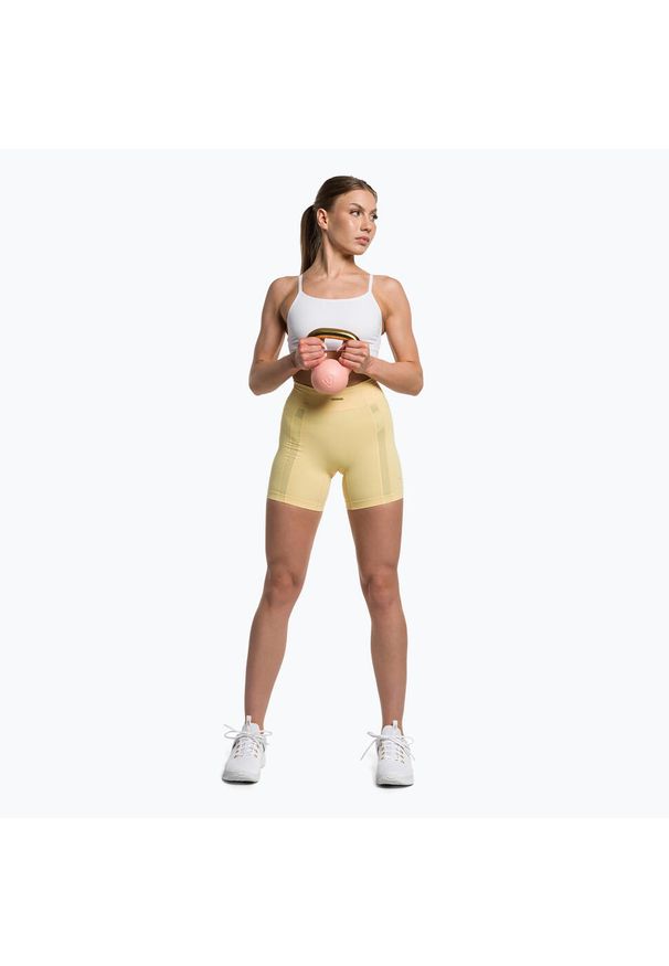 GYM SHARK - Spodenki treningowe damskie Gymshark Whitney V3. Kolor: żółty