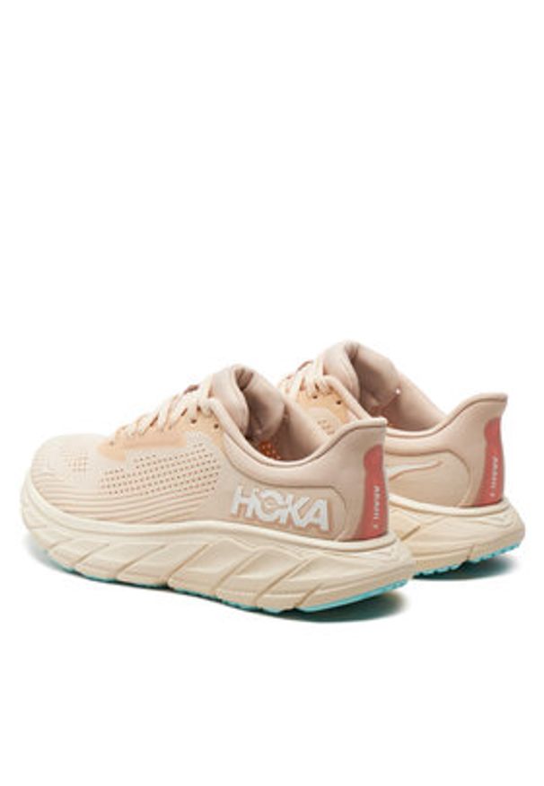 HOKA - Hoka Buty do biegania Arahi 7 1147851 Beżowy. Kolor: beżowy. Materiał: materiał