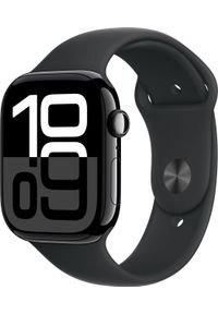 APPLE - Smartwatch Apple Apple Watch 10 GPS 46mm Jet Black Alu Black Sport S/M. Rodzaj zegarka: smartwatch. Styl: sportowy