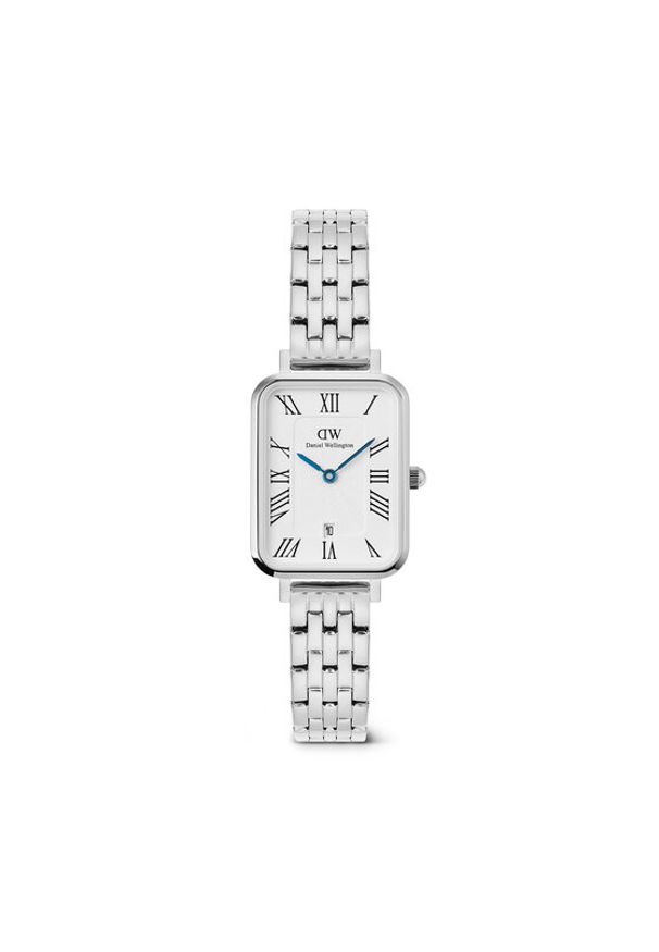 Daniel Wellington Zegarek Quadro DW00100864 Srebrny. Kolor: srebrny