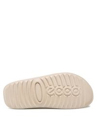ecco - ECCO Klapki 2ND Cozmo W 20682302378 Beżowy. Kolor: beżowy. Materiał: nubuk, skóra #5