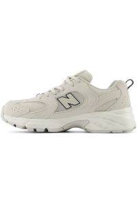New Balance - NEW BALANCE 530 GR530SC1 Sneakersy damskie. Kolor: beżowy. Materiał: materiał, guma, jeans