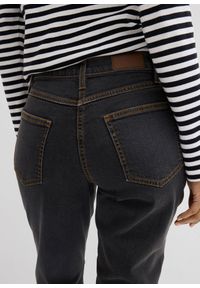 bonprix - Dżinsy ze stretchem straight, mid waist. Kolor: czarny #3