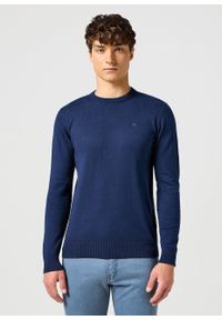 Wrangler - WRANGLER MĘSKA BLUZA KNIT SWEATER NAVY 112357427 #1