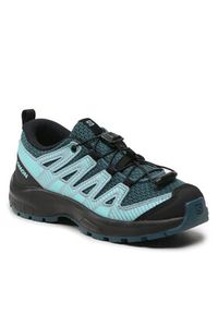 salomon - Salomon Trekkingi Xa Pro V8 J 471266 09 W0 Turkusowy. Kolor: turkusowy. Materiał: materiał. Sport: turystyka piesza