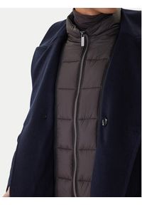 Bugatti Płaszcz wełniany 874228-81063 Granatowy Regular Fit. Kolor: niebieski. Materiał: syntetyk #8