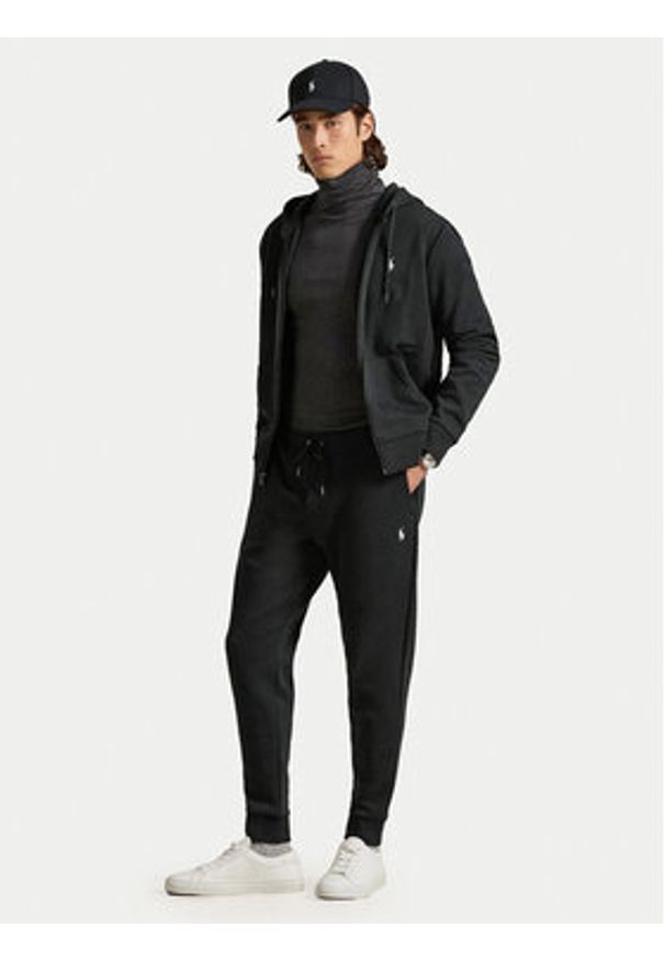 Polo Ralph Lauren Spodnie dresowe 710888283 Czarny Regular Fit. Kolor: czarny. Materiał: bawełna