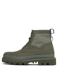 Clarks Trapery Badell Hi 261734247 Khaki. Kolor: brązowy. Materiał: skóra, nubuk #4