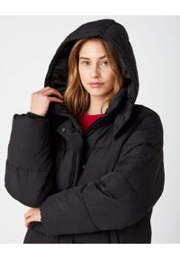 Wrangler - WRANGLER LONG PUFFER DAMSKA KURTKA ZIMOWA BLACK W4S8VJ100. Sezon: zima #3