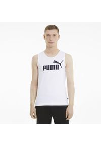 Podkoszulek Puma Ess Tank, Mężczyźni. Kolor: wielokolorowy, czarny, biały. Materiał: materiał, bawełna