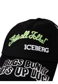 Iceberg Bejsbolówka "Bugs" | 71026920 | Mężczyzna | Czarny. Kolor: czarny. Materiał: bawełna