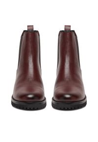 Lasocki Botki CEO-WI23-TR24-02 Bordowy. Kolor: czerwony. Materiał: skóra #6