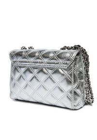 Guess Torebka Giully (QV) Mini-Bags HWQV87 48740 Srebrny. Kolor: srebrny. Materiał: skórzane